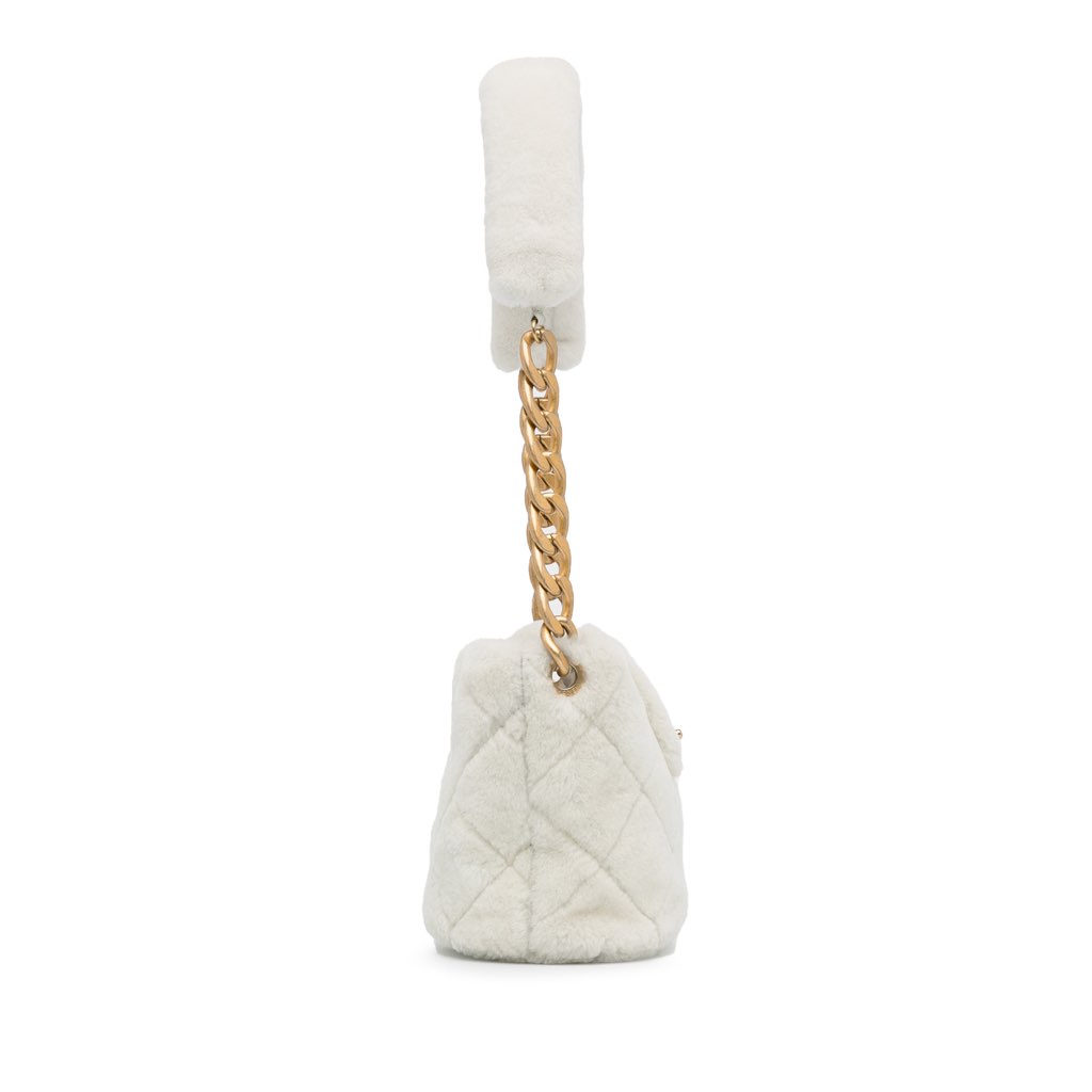 Chanel Shearling CC Shoulder Bag - 3