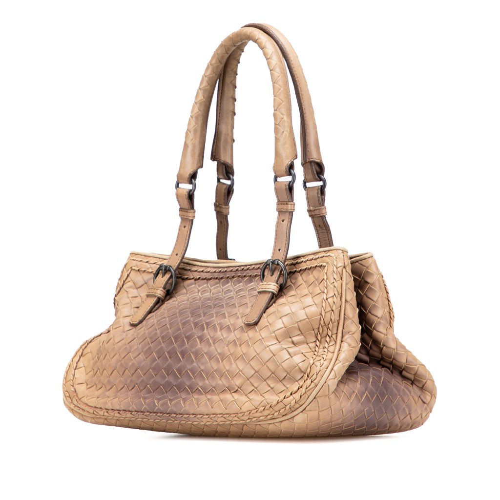 Bottega Veneta Small Nappa Gradient Intrecciato Handbag - Back view