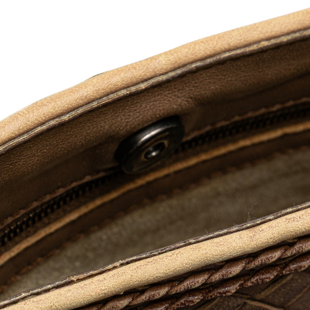 Bottega Veneta Small Nappa Gradient Intrecciato Handbag - Image 11