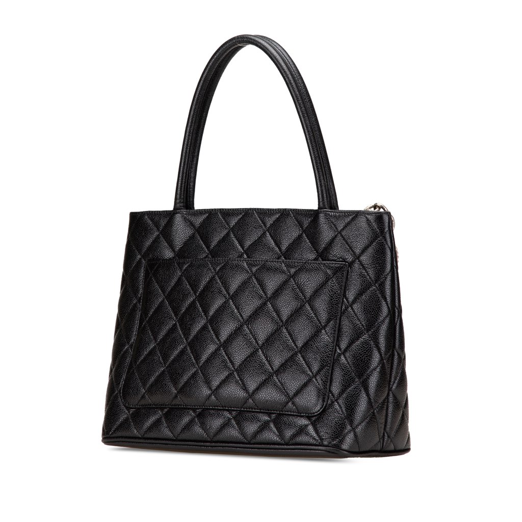 Chanel Caviar Medallion Tote - Back view