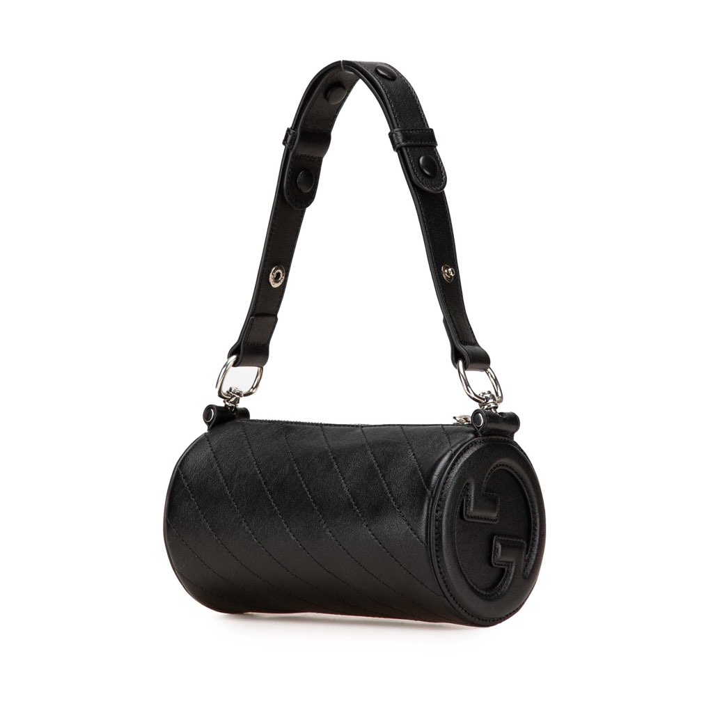 Gucci Mini Leather Blondie Barrel Shoulder Bag - 2