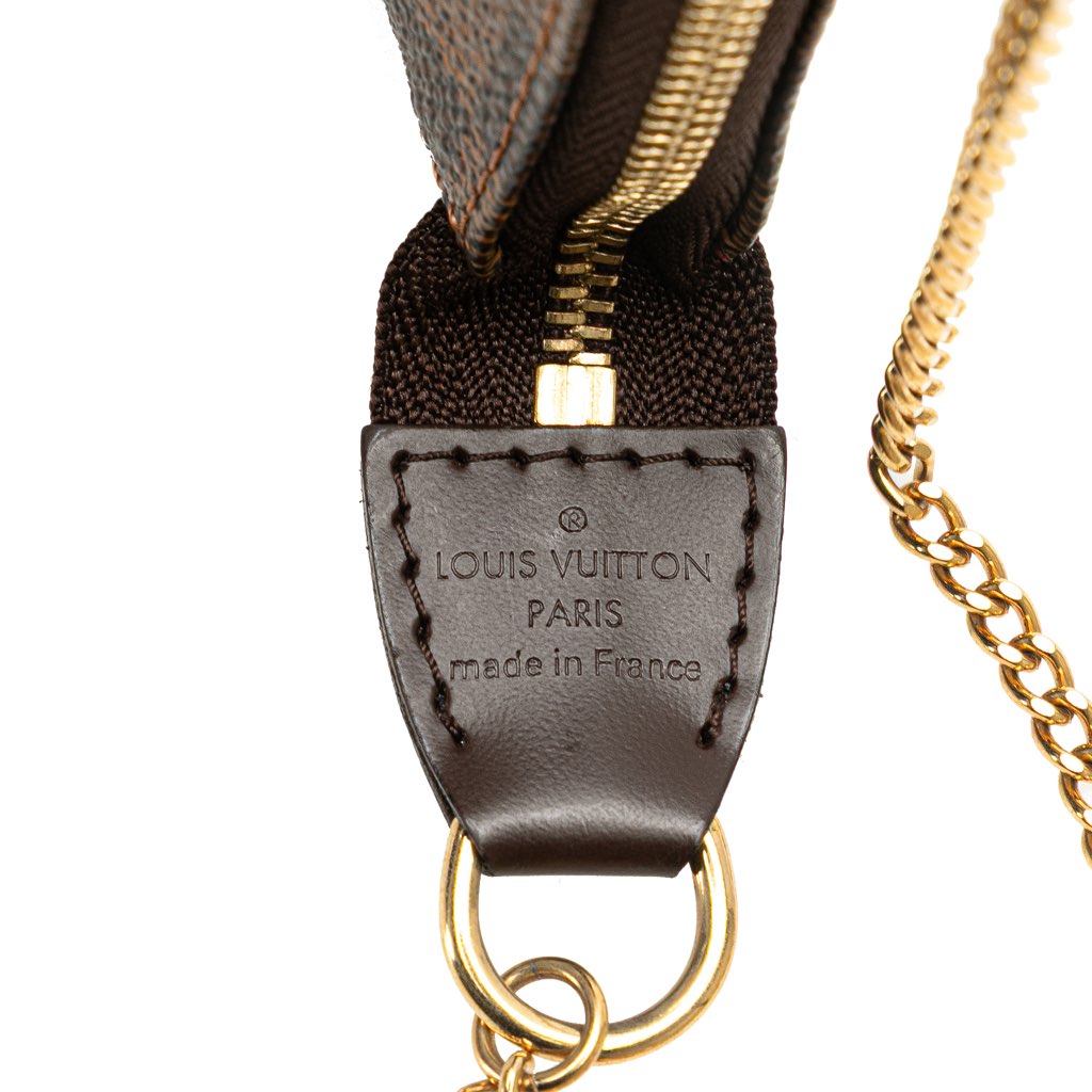 Louis Vuitton Damier Ebene Trunks and Bags Mini Pochette Accessoires - Image 10