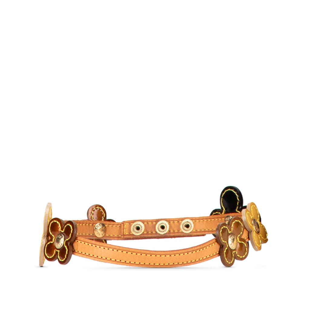 Louis Vuitton Leather Flower Lexington Choker
