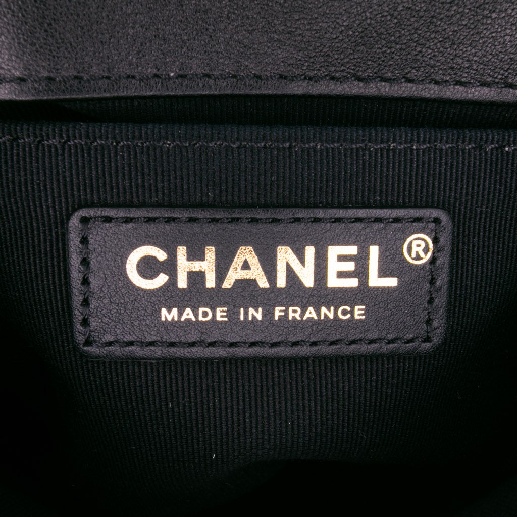 Chanel Mini Quilted Velvet Place Vendome Single Flap - Side view