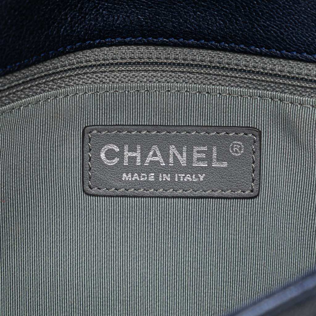 Chanel Medium Chevron Metallic Sheepskin Vintage Mademoiselle Flap - 5