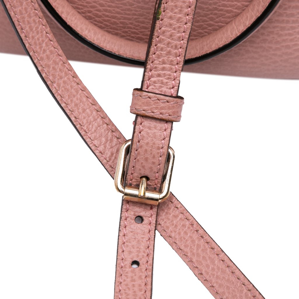 Gucci Mini Leather GG Charm Dome Satchel - Image 12