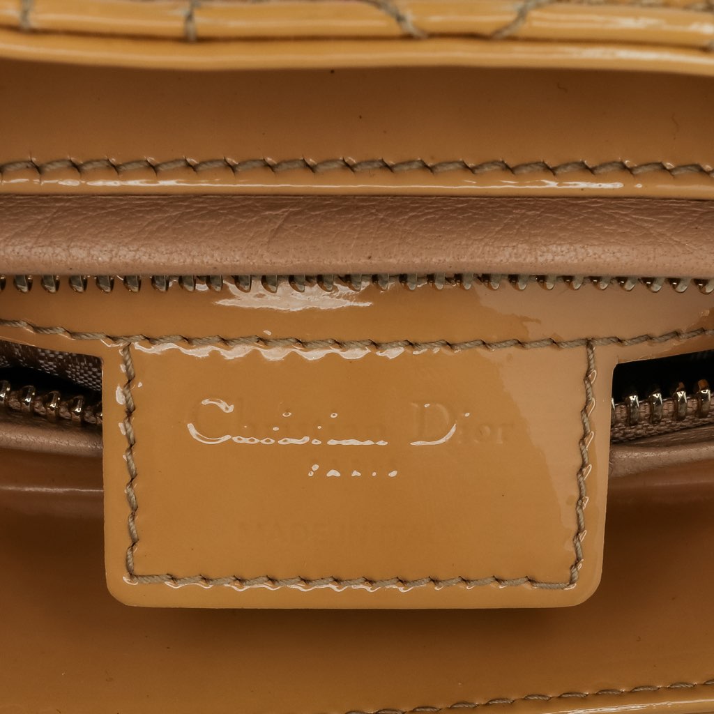 Dior Large Patent Cannage Lady Dior - 5