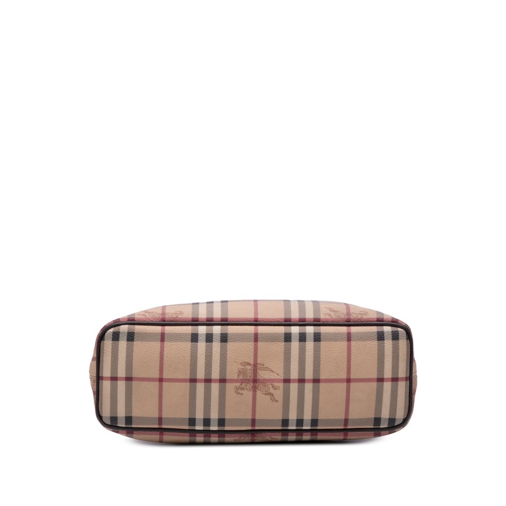 Burberry Haymarket Check Coated Canvas Tote - 3