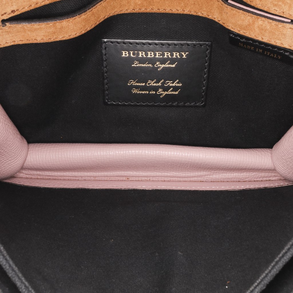 Burberry Small House Check Canvas Derby Macken Crossbody - 4