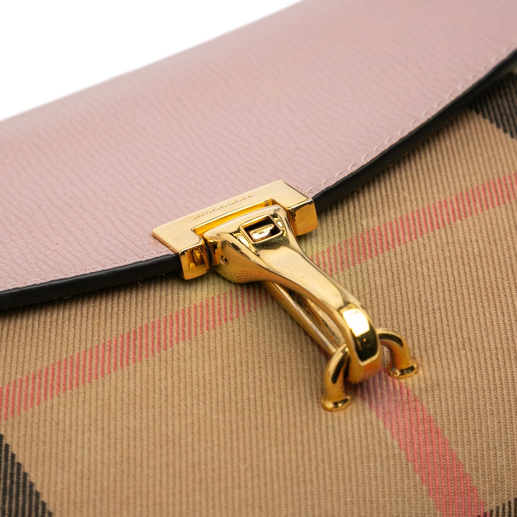 Burberry Small House Check Canvas Derby Macken Crossbody - Detail 2