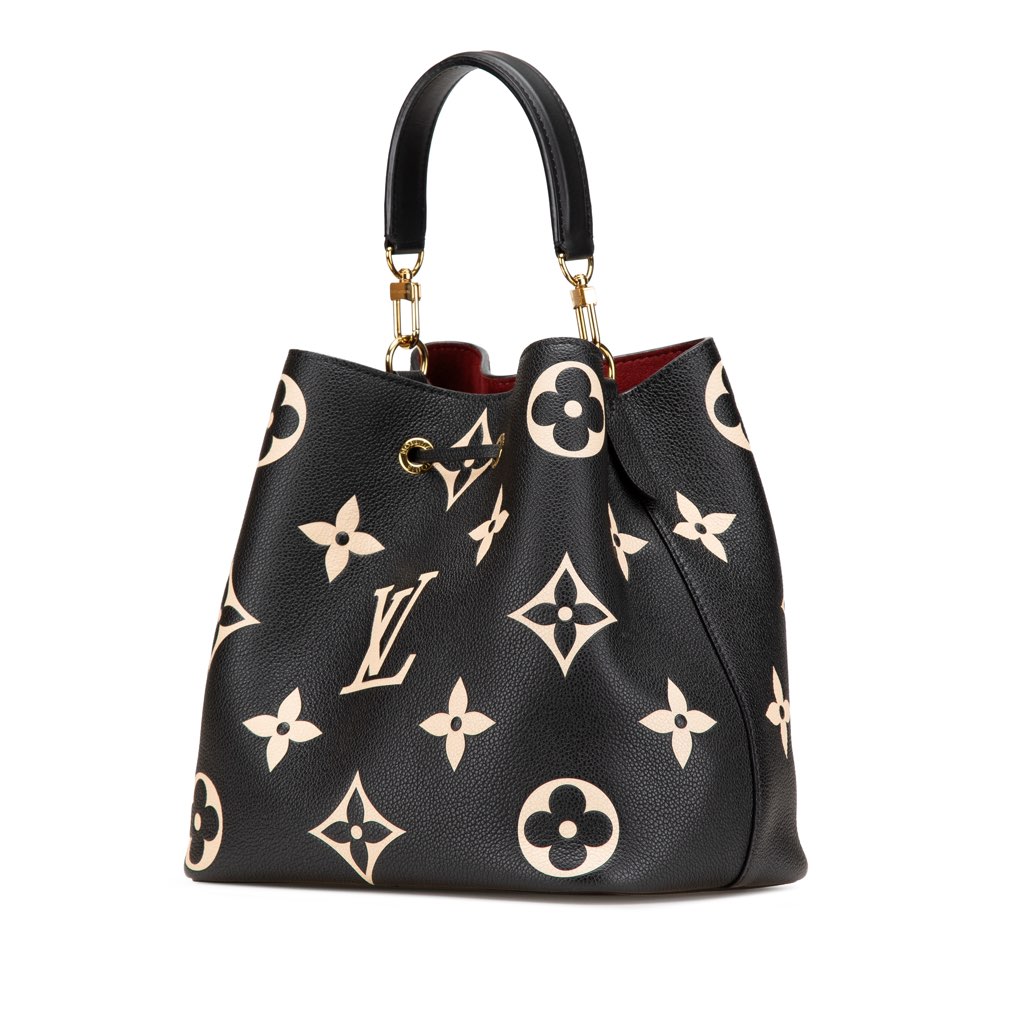 Louis Vuitton Monogram Giant Bicolor Empreinte Neonoe MM - Back view