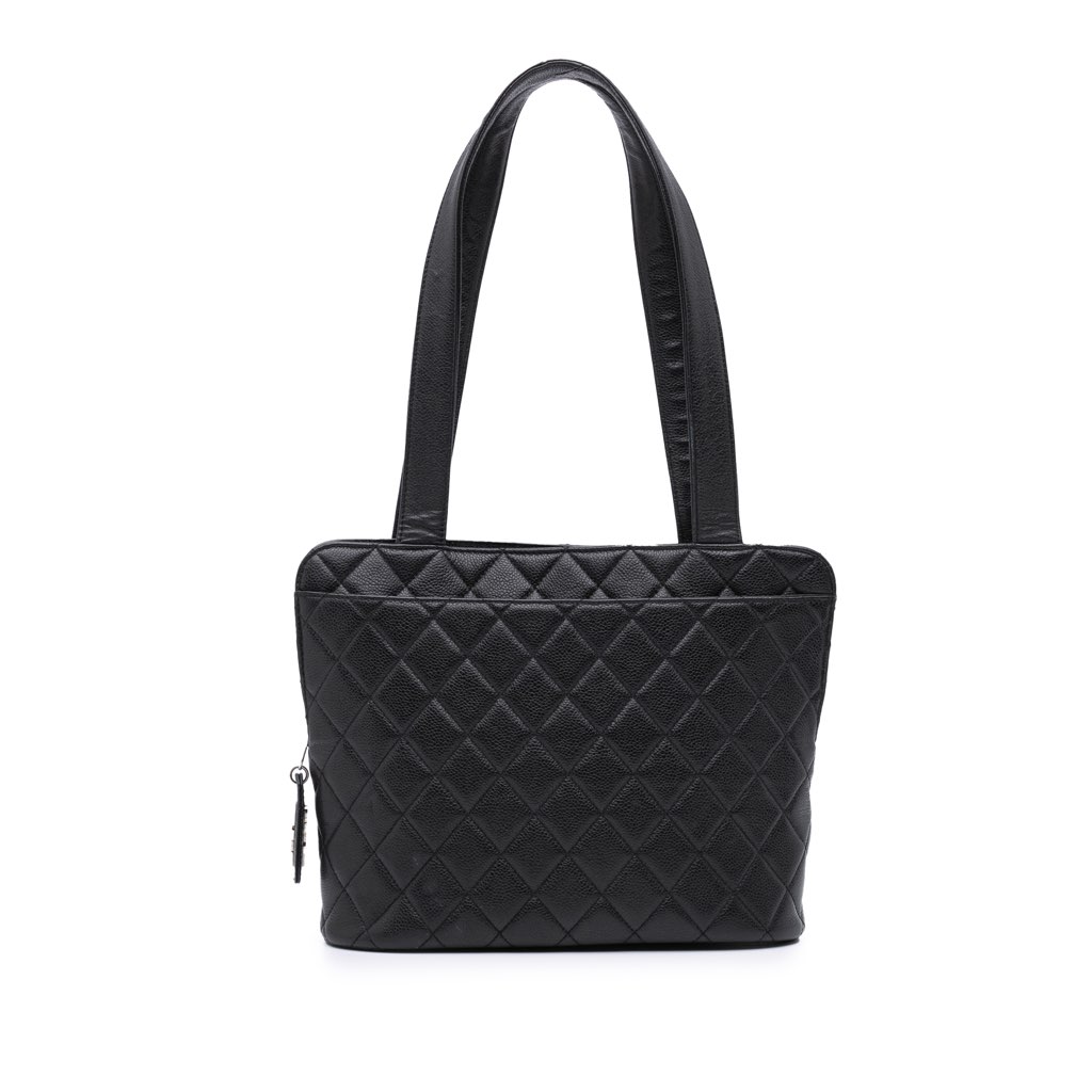 Chanel Quilted Caviar Shoulder Bag