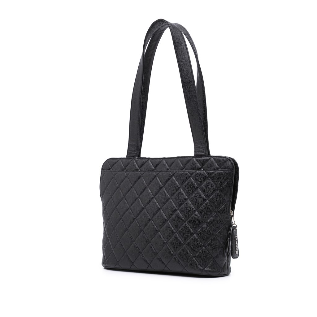 Chanel Quilted Caviar Shoulder Bag - 2