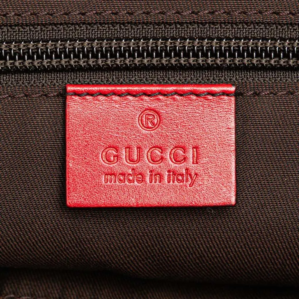 Gucci Leather Diamante Hilary Lux Crossbody Red Leather Good - Box View