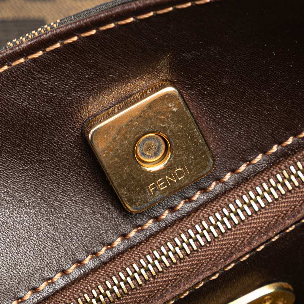 Fendi Zucca Canvas Shoulder Bag - Image 10