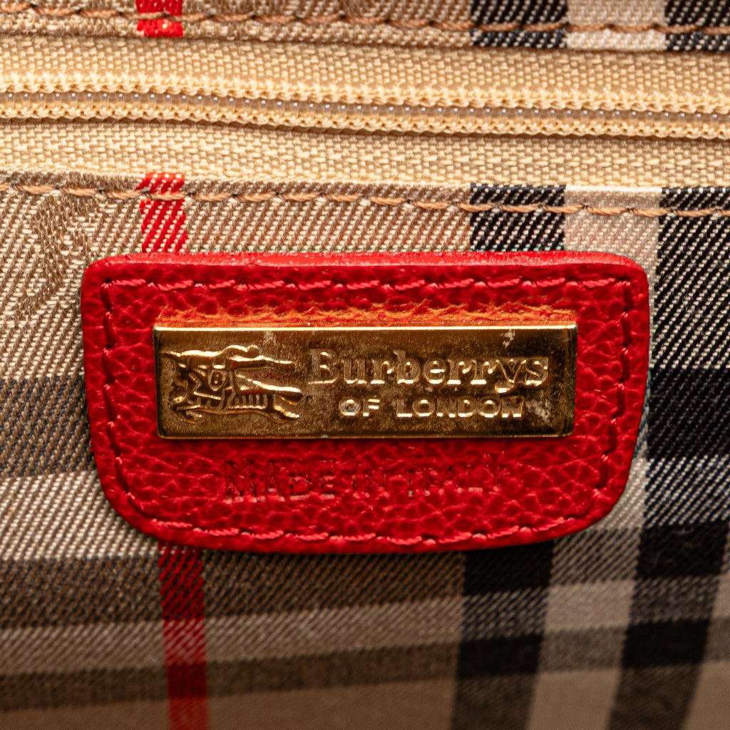 Burberry Leather Shoulder Bag - Side view