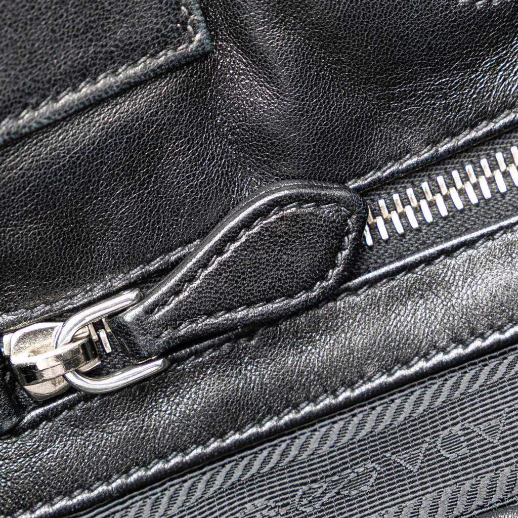 Prada Tessuto Canapa Logo Bow Satchel - Detail 2