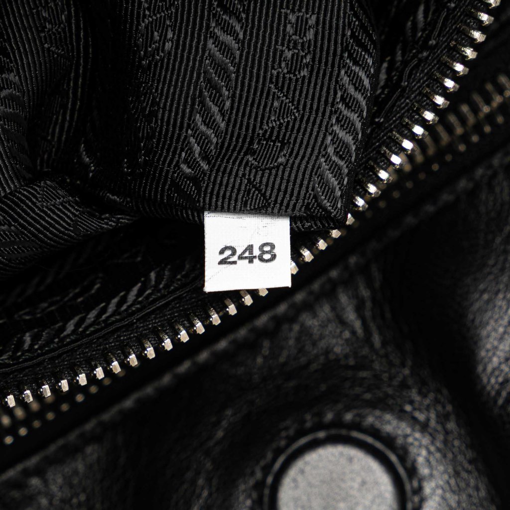 Prada Tessuto Canapa Logo Bow Satchel - Image 10