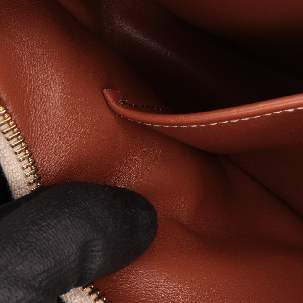 Celine Zebra Print Canvas Ava Shoulder Bag - Side view