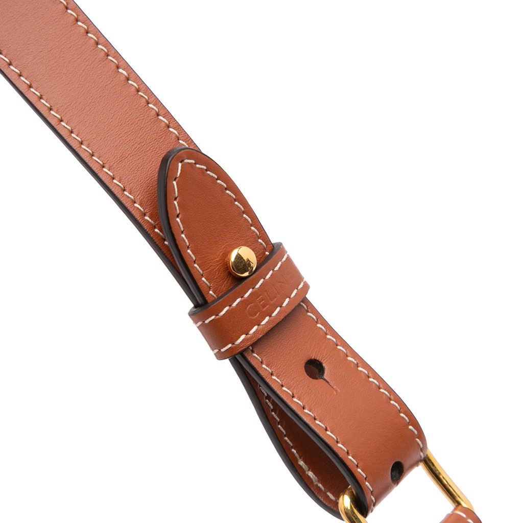 Celine Zebra Print Canvas Ava Shoulder Bag - Detail 2