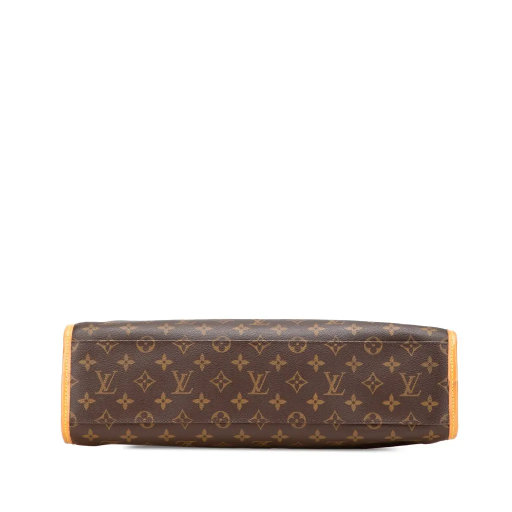 Louis Vuitton Monogram Rivoli Briefcase Brown Canvas Fair - Inside View