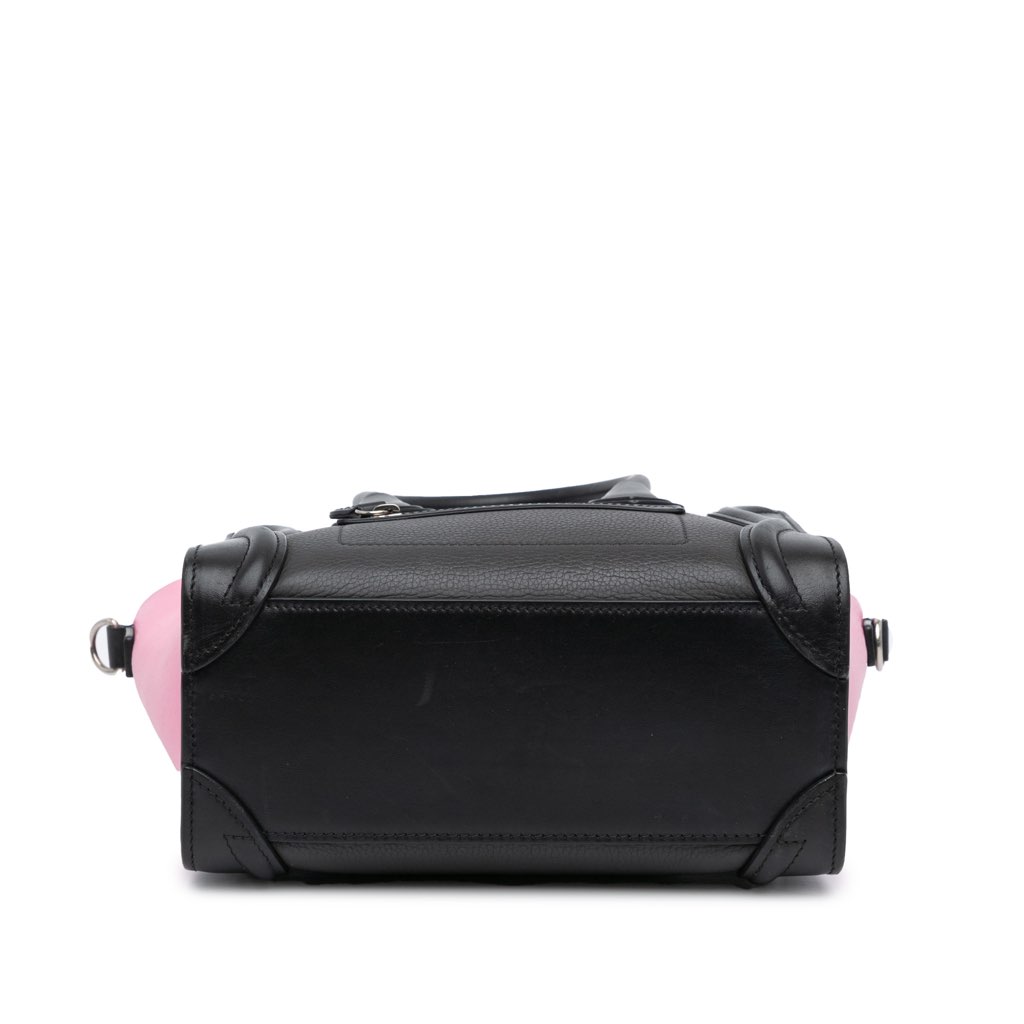 Celine Nano Tricolor Leather Luggage Tote - 3