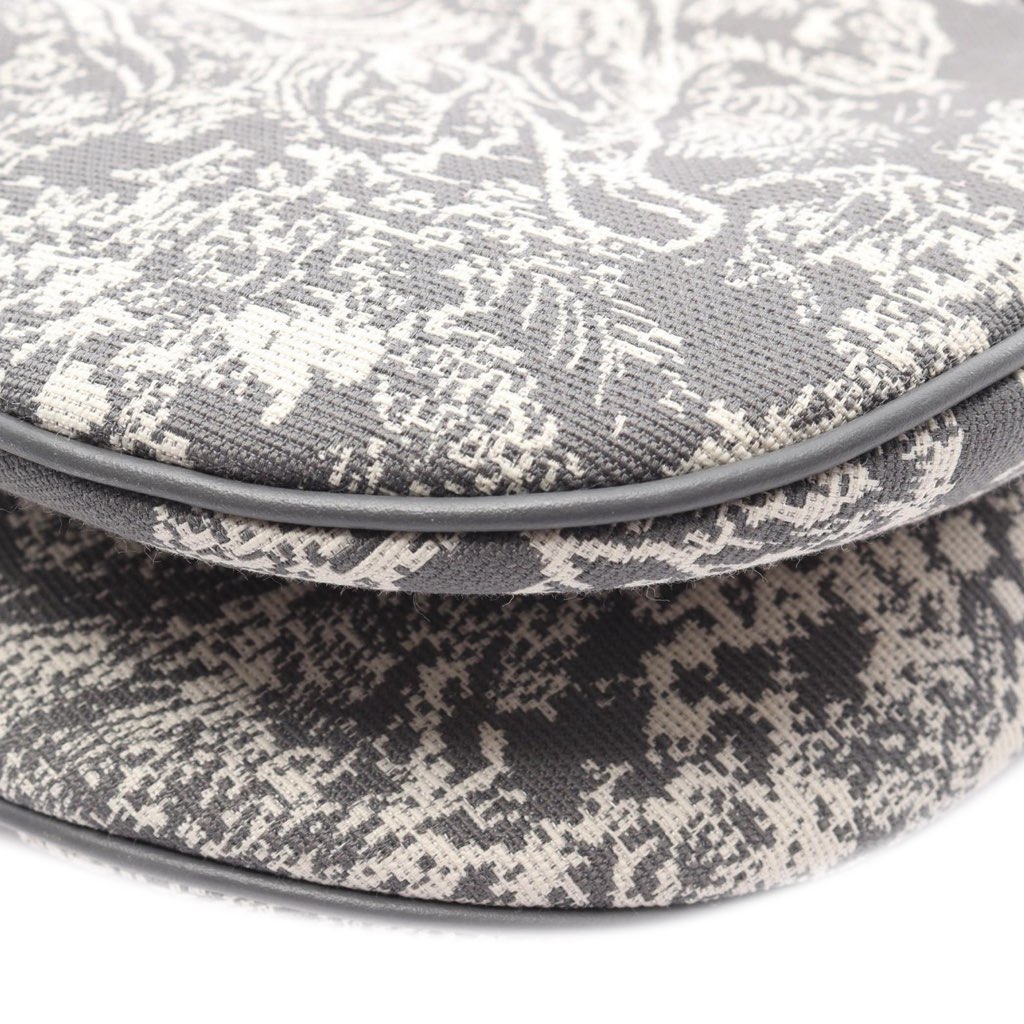 Dior Canvas Embroidered Reverse Toile De Jouy Saddle Bag - 5