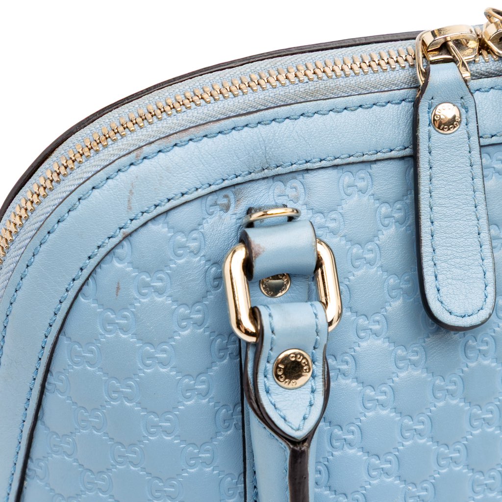 Gucci Mini Microguccissima Dome Satchel - Image 13