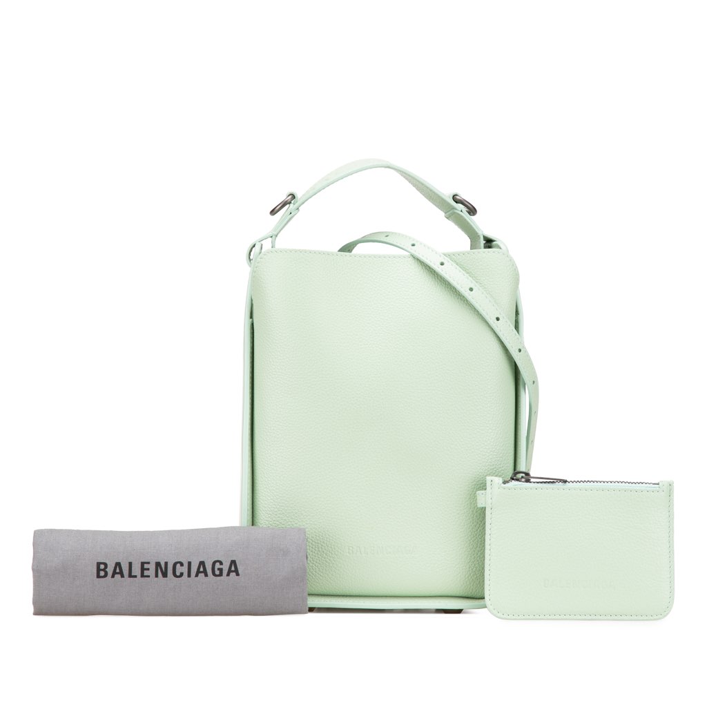 Balenciaga Pebbled Calfskin Tool 2.0 North South XS Tote - Image 15