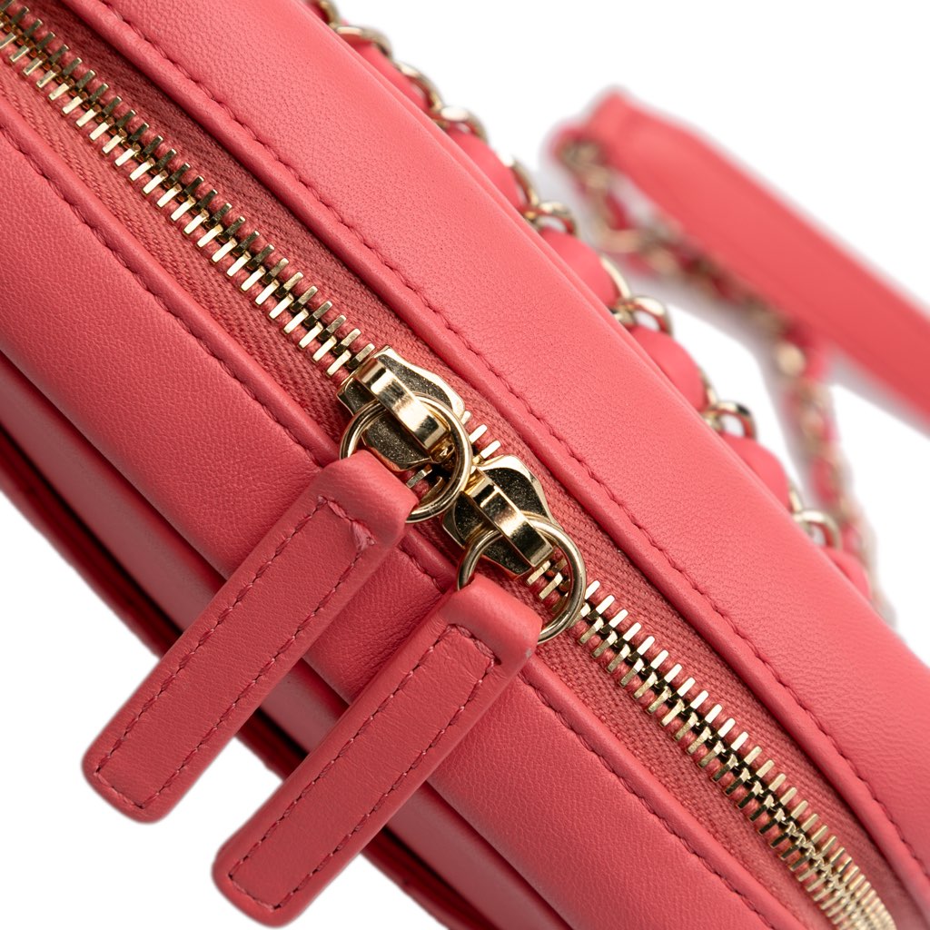 Chanel Lambskin Giant Crystal CC Camera Bag - Image 10