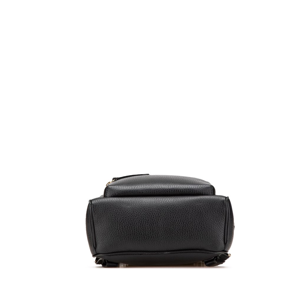 Gucci Pebbled Calfskin Soho Chain Backpack - 3