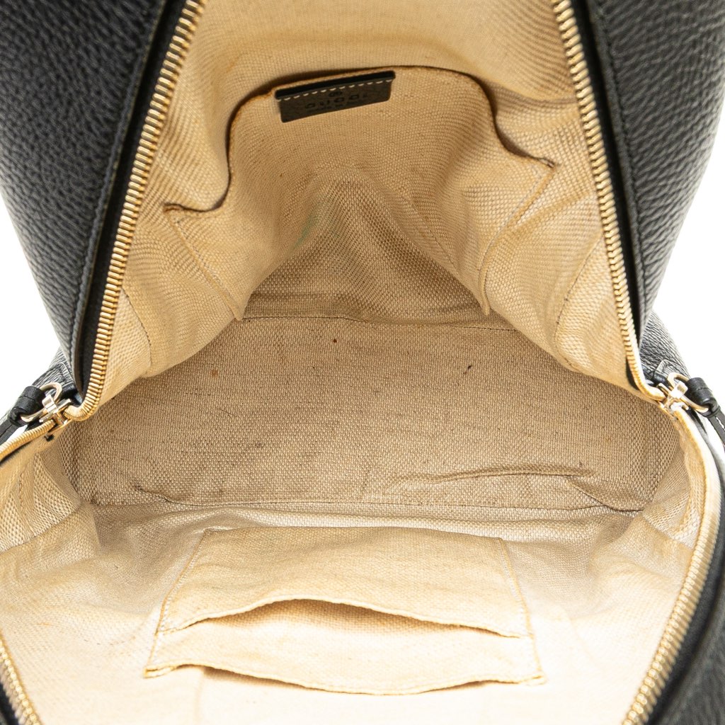 Gucci Pebbled Calfskin Soho Chain Backpack - 4