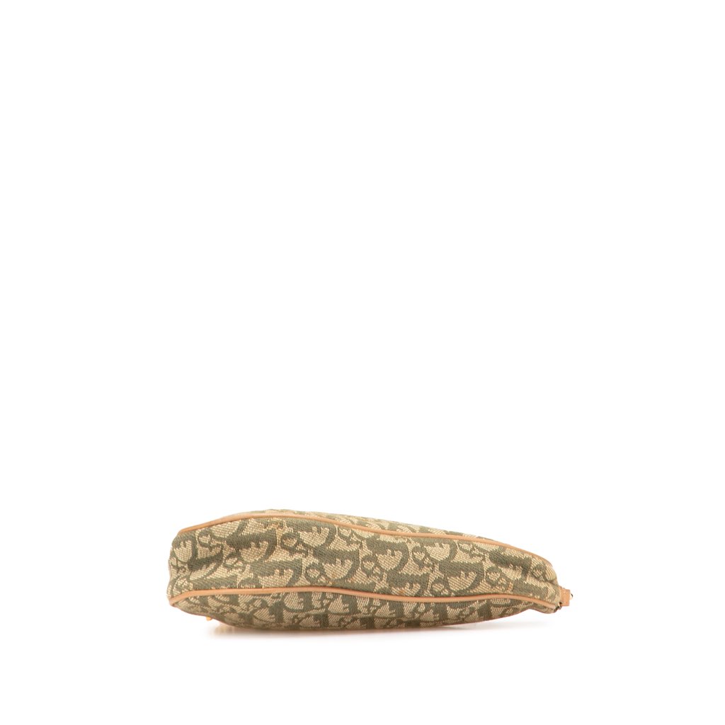 Dior Mini Diorissimo Canvas Saddle Pochette - 3