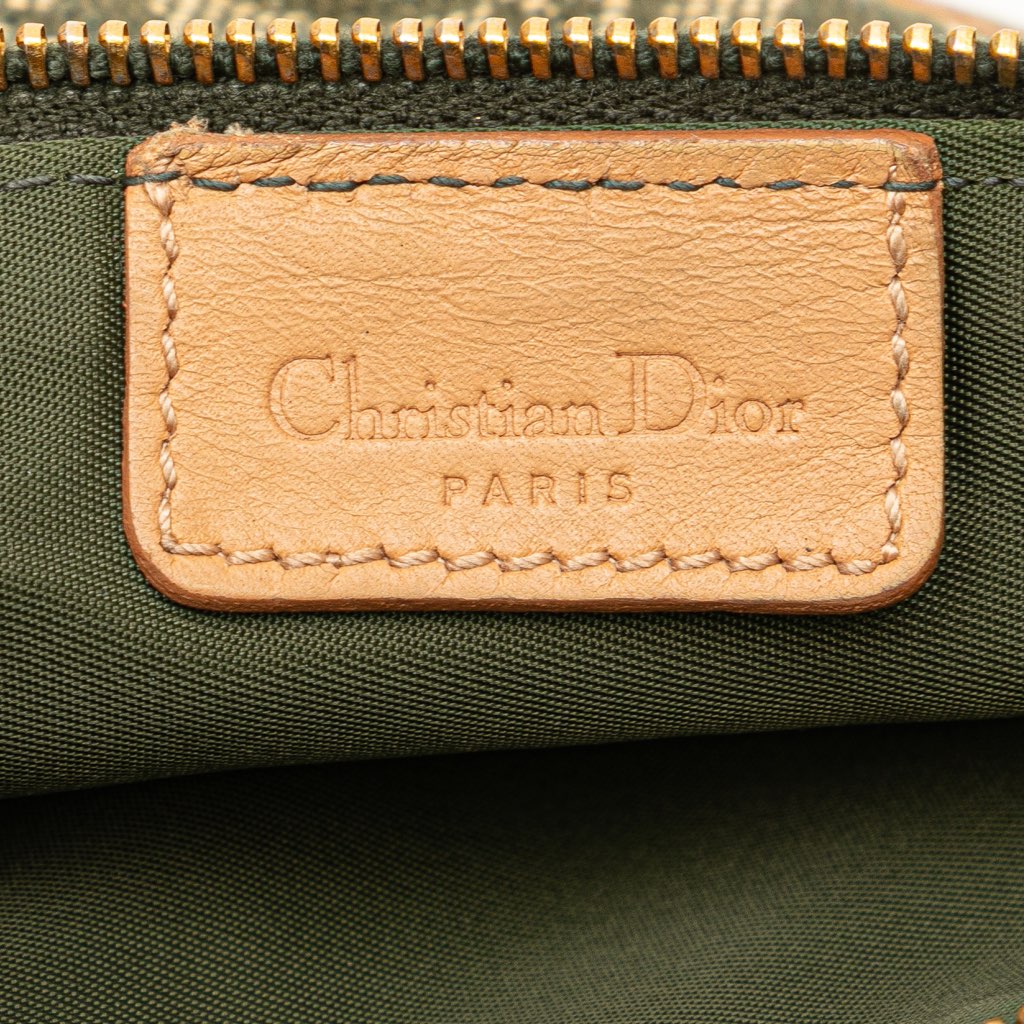 Dior Mini Diorissimo Canvas Saddle Pochette - 5