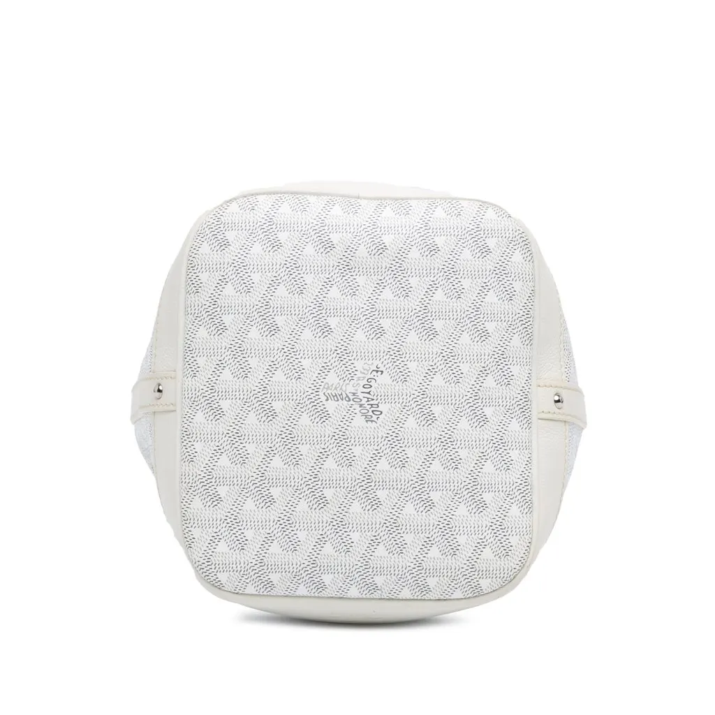 Goyard Goyardine Petit Flot White Canvas Very good - Inside View
