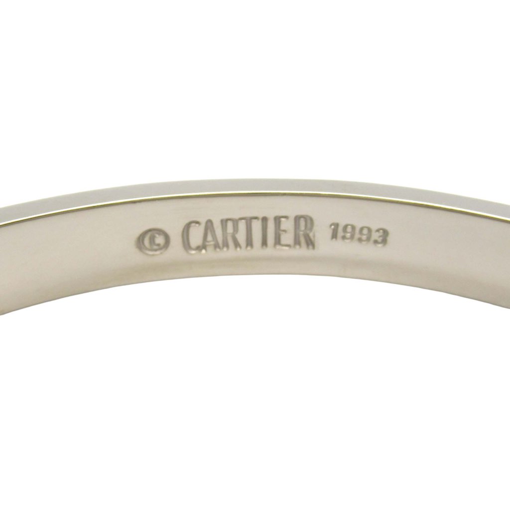 Cartier 18K White Gold Classic Love Bracelet - 5
