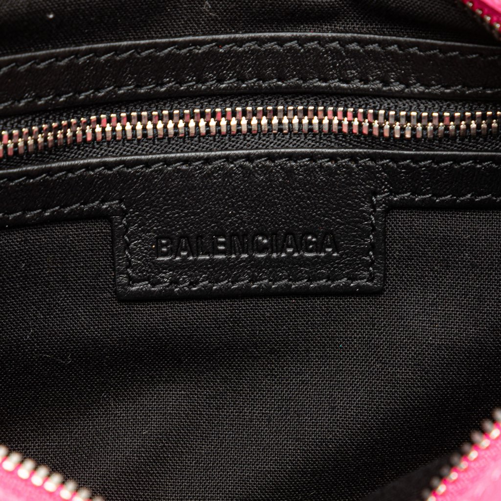 Balenciaga Small Lambskin Motocross Neo Cagole Satchel - 5