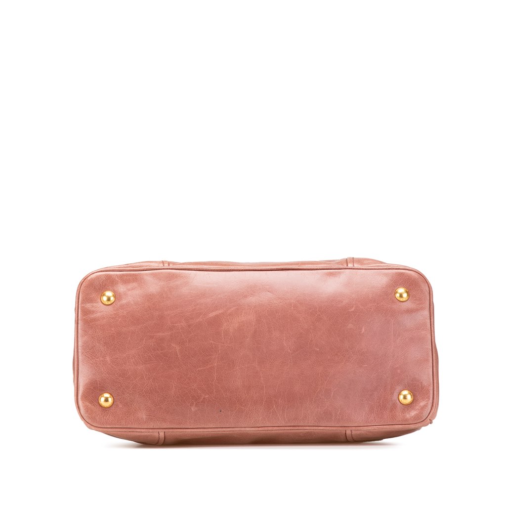 Prada Vitello Shine Satchel - Image 6