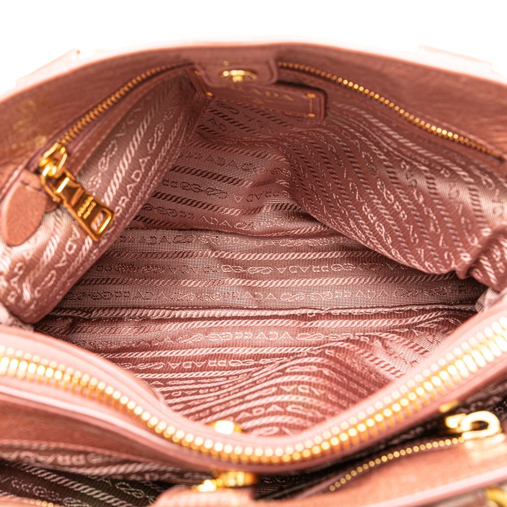 Prada Vitello Shine Satchel - Side view