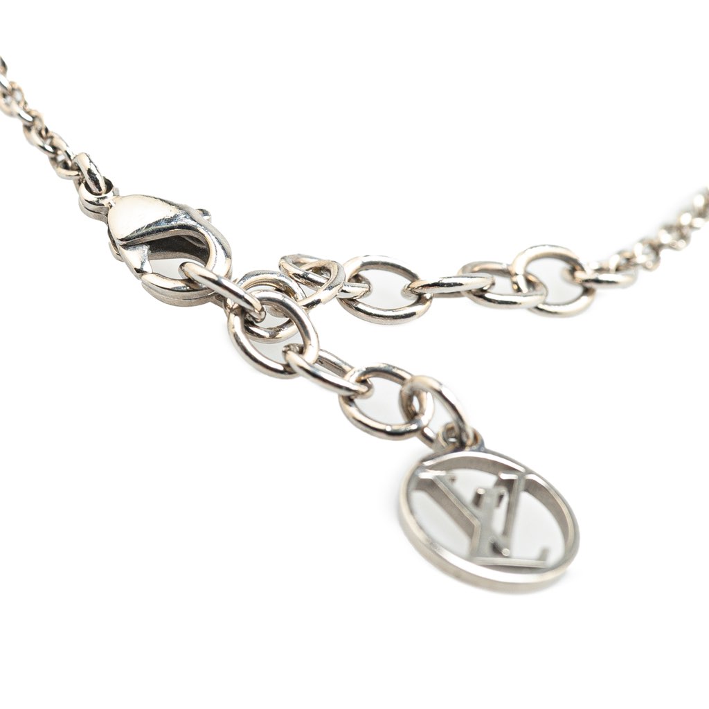 Louis Vuitton Silver Plated Essential V Supple Bracelet - 4