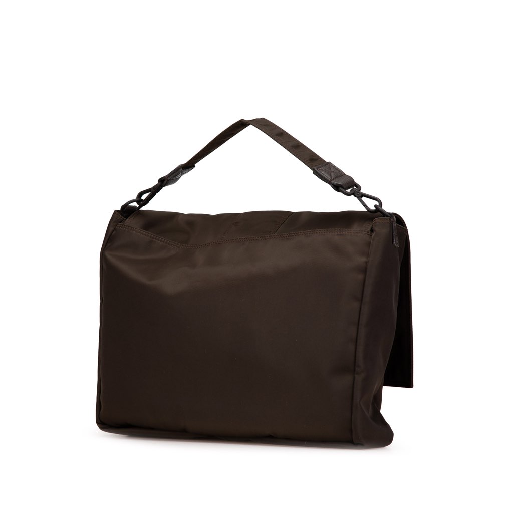 Fendi Large Econyl Nylon Baguette Satchel - 2