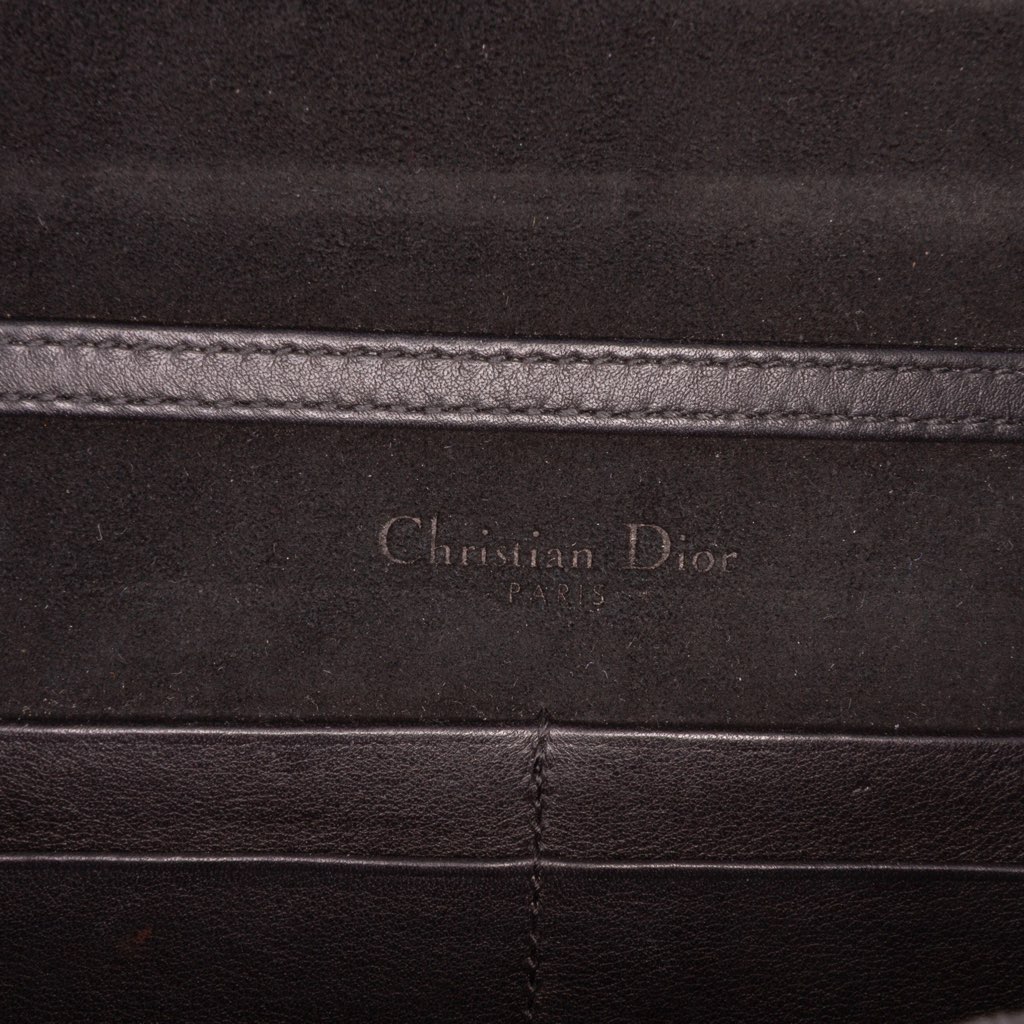 Dior Calfskin Studded Diorama Wallet on Chain - 5