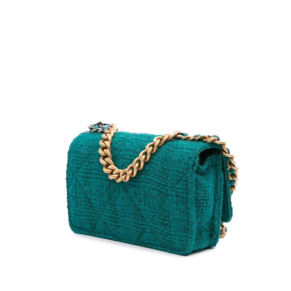 Chanel Tweed 19 Wallet On Chain - 2