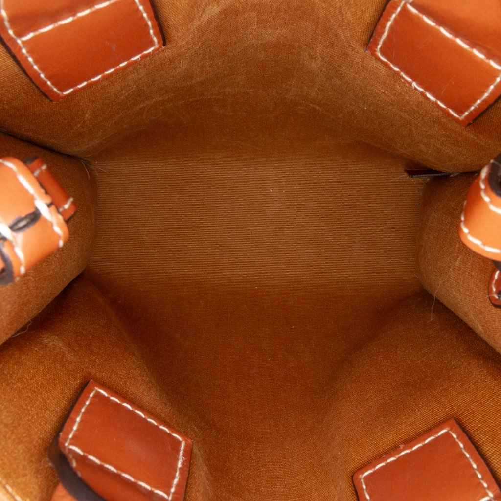 Celine Mini Triomphe Coated Canvas Vertical Cabas Satchel - 4