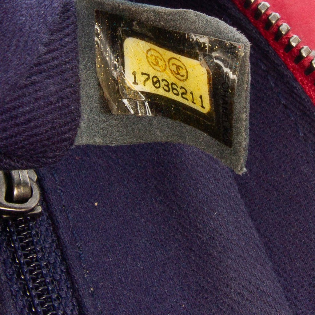 Chanel Small Quilted Iridescent Calfskin Shiva Flap - Side view