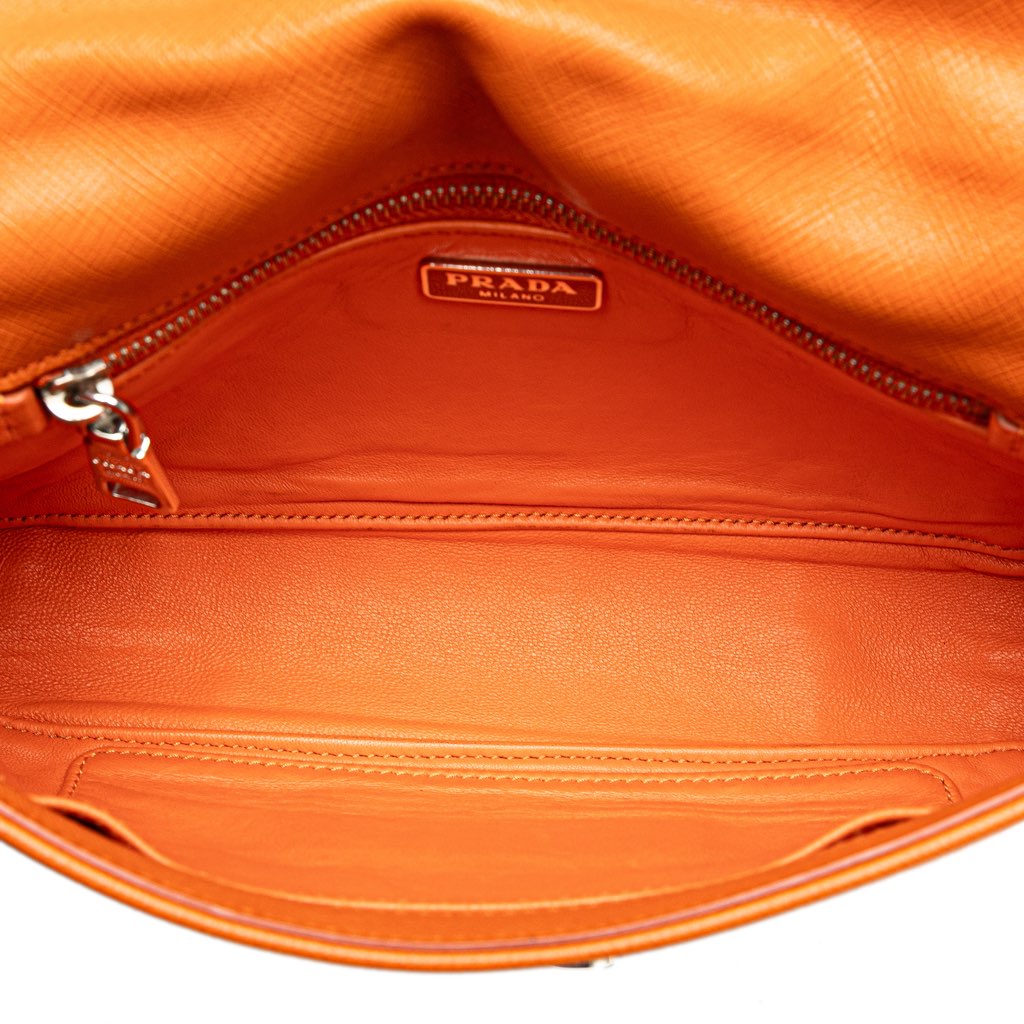 Prada Saffiano Sound Lock Crossbody - 4