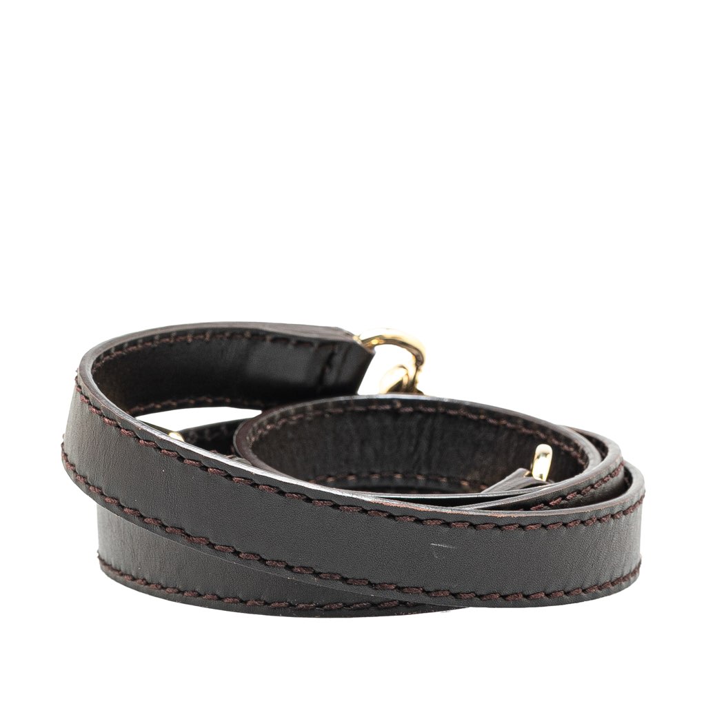 Gucci Leather Flat Shoulder Strap - 3