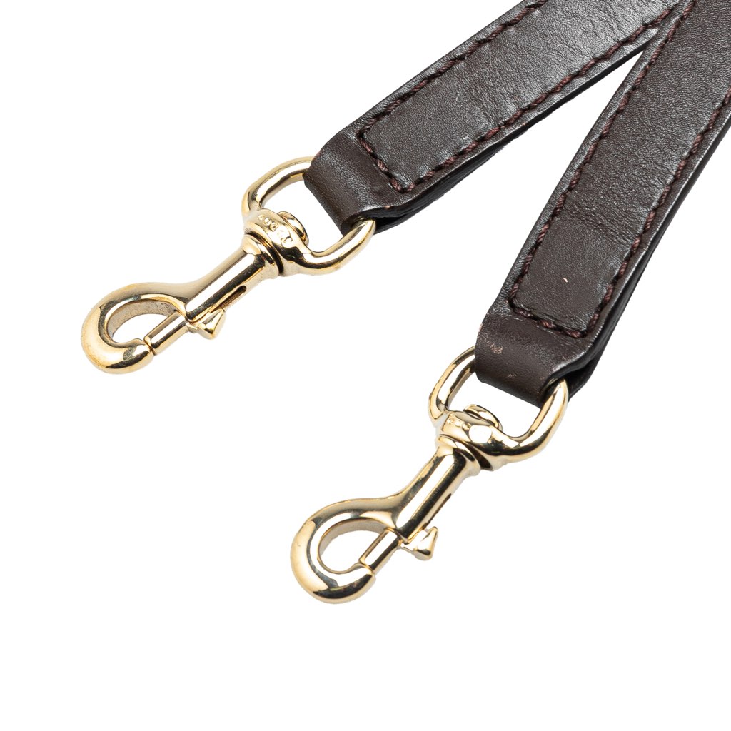 Gucci Leather Flat Shoulder Strap - 5