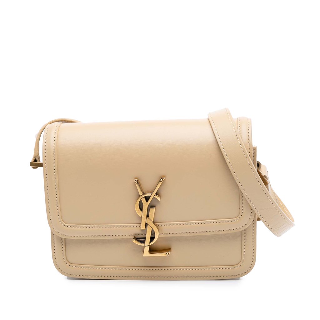 Saint Laurent Small Calfskin Solferino Satchel In Box