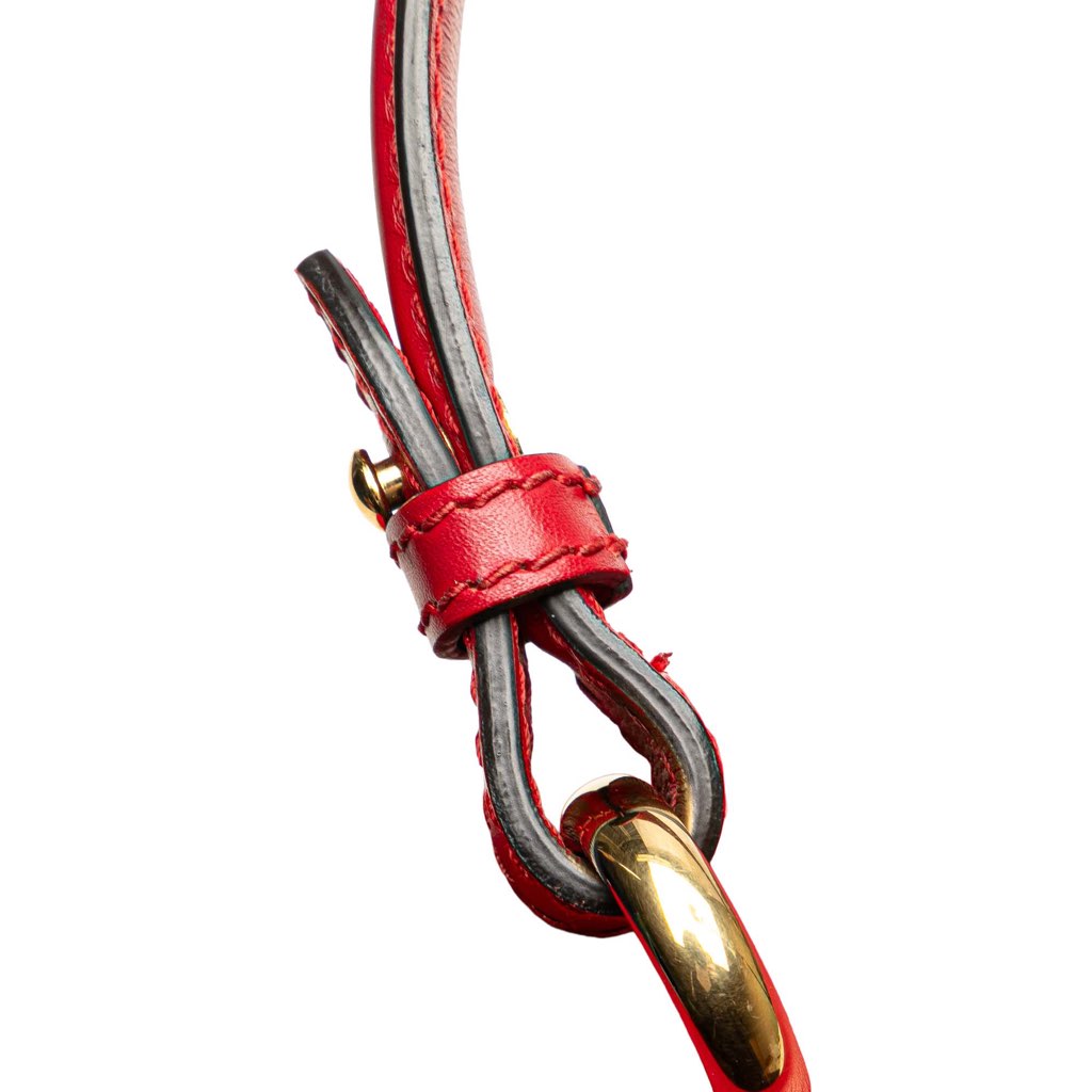 Gucci Medium Leather Sylvie Top Handle Bag - Image 11